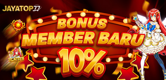 Bonus Member Baru 10%